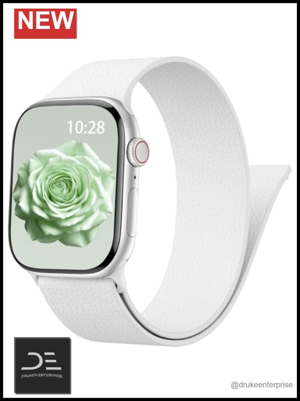 Magnetic Silicone Band for Apple Watch 38-49mm Sport Strap